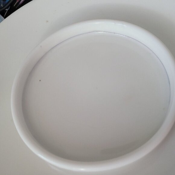 Vtg Duncan Miller Tiffin Palm Beach Milk Glass Round Butter Dish HTF Grapes MCM - Picture 12 of 12